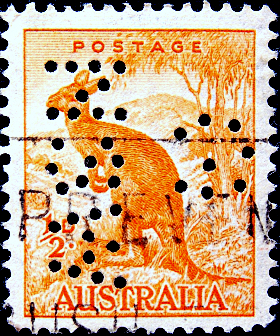 Австралия 1938 год . Рыжий кенгуру .  (1)